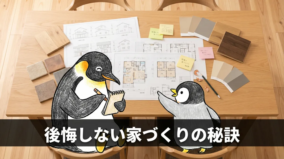 注文住宅の家づくりで失敗・後悔しないために知っておきたい5つのこと