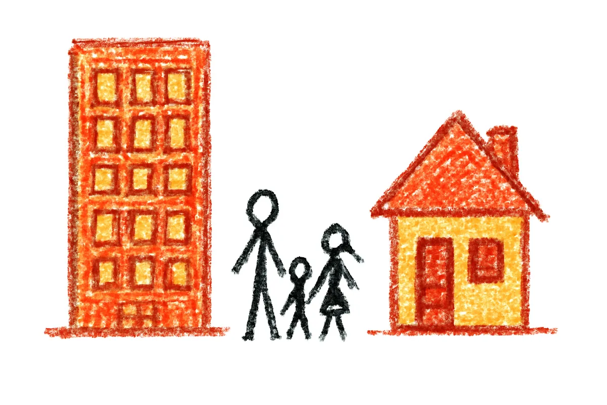 ハウスメーカーと工務店の比較イメージ