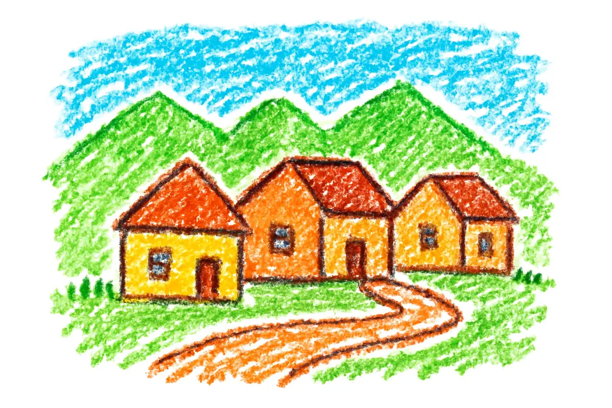 岐阜の街並みと住宅地