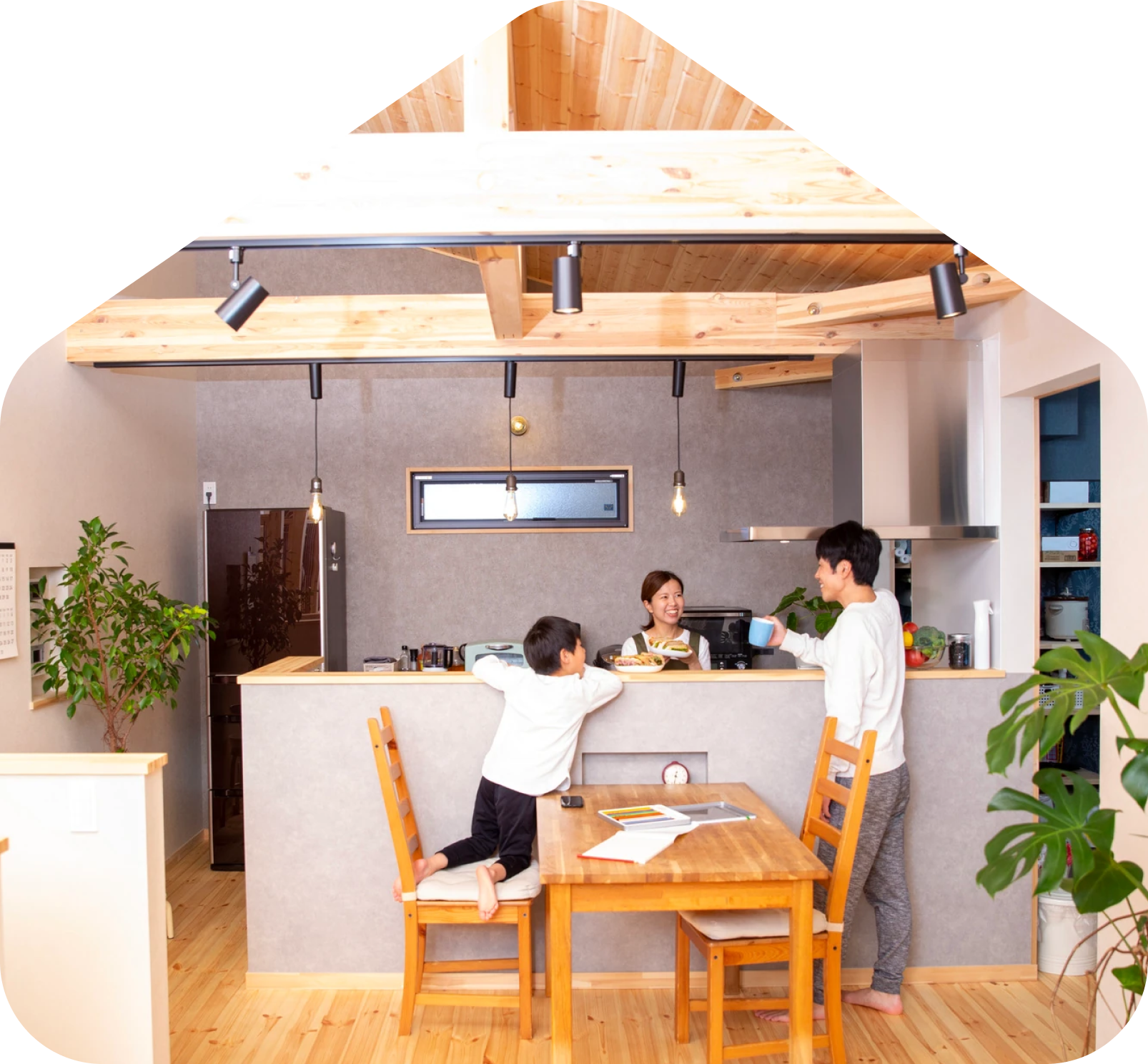 アソビとくらしの施工事例リビング
